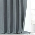 thumbnail image 6 of Spruce Blue Placid Thermal Hotel Blackout Curtain Pair (2 Panels), Spruce Blue, 50W X 96L, 6 of 6