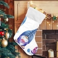 thumbnail image 3 of SKYSONIC Watercolor Cute Gnomes Christmas Stockings Personalized Large Christmas Stocking Cute Snowflake Stockings 18 Inch Xmas Stocking for Xmas Decorations and Holiday Family Party Decor Xmas Gifts, 3 of 7