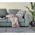thumbnail image 5 of Flowers of Strength Indoor/Outdoor Pillow in Off-White Brown 16x16, 5 of 5