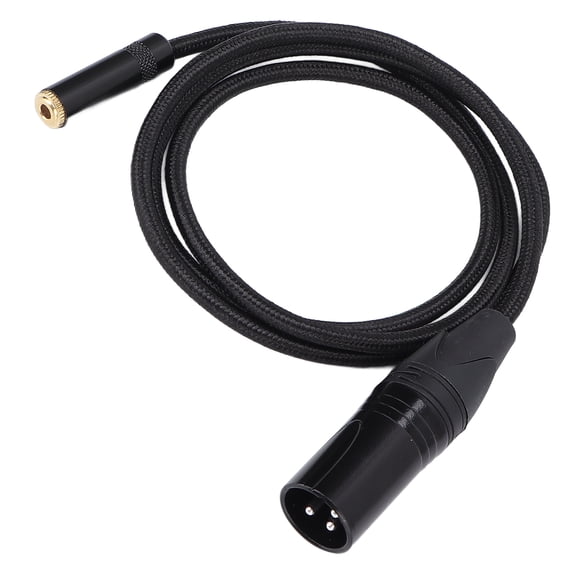 Cable XLR macho a hembra de 3,5 mm Cable profesional de 3,5 mm hembra a XLR macho para reproductores de MP3, amplificadores, mezcladores, 1 m/3,3 pies