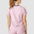 thumbnail image 4 of Wink WonderFLEX Verity Women V Neck Scrub Top, Rose Blush, 2X Womens Plus, 4 of 4