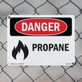 thumbnail image 4 of Propane OSHA Danger Rigid Plastic Sign 24 Inch x 18 Inch - 10 Pack, 4 of 8