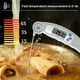 thumbnail image 5 of Termómetro digital plegable para alimentos | Sonda de lectura instantánea para barbacoa | Lectura rápida en 3 segundos | Precisión de ±0,8 °C | Pantalla retroiluminada LED | Conmutable entre °C y °F, 5 of 6