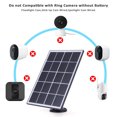 thumbnail image 3 of Cargador Panel Solar Útil Cámara 10 W para Ring Stick Up Cam Y Spotlight, 3 of 9