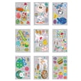thumbnail image 2 of Inteprter Etiqueta engomada de la ventana Dido Huevo de Pascua Ventana estática Paster Animal Festival Decoración Etiqueta de la puerta de vidrio Kits de decoración para fiestas Inteprter HA003573-00, 2 of 6