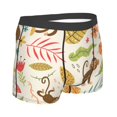 thumbnail image 3 of Disketp Monkeys In The Jungle Men'S Boxer Briefs,Soft And Breathable Cotton Underwear With Comfortflex Waistband, 3 of 8