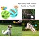 thumbnail image 4 of Pelota de juguete para perros, no tóxica, resistente a las mordeduras,perros, alimentos para mascotas, comedero para masticar dientes, bola de limpieza, verde, paquete de 2, azul y amarillo oso de fresa Juguete, 4 of 4