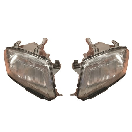 Saab 900 Headlight Covers NEW OEM VALEO PAIR OF HALOGEN HEADLIGHTS FIT SAAB 900 S 94-98 4240271 SB2502104 86630 4240289 SB2503104 86631 ()