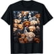 thumbnail image 1 of Funny Dog Many Dogs Cute Kawaii Dog Cute Eyes Many Dogs - playera divertida para perros, 1 of 2