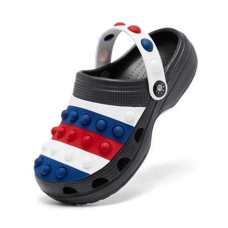 Engtoy Kids Clogs Graden Shoes Shower Sandals for Toddlers Boys Girls Non-Slip Breathable Lightweight Slip-on Beach Pool