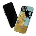 thumbnail image 5 of Combo 3 Black Cat Art Phone Case, Monet Water Lilies Aesthetic Protective Cover Set for iPhone 16 15 14 13 12 11 Pro Max Plus Mini, 5 of 6