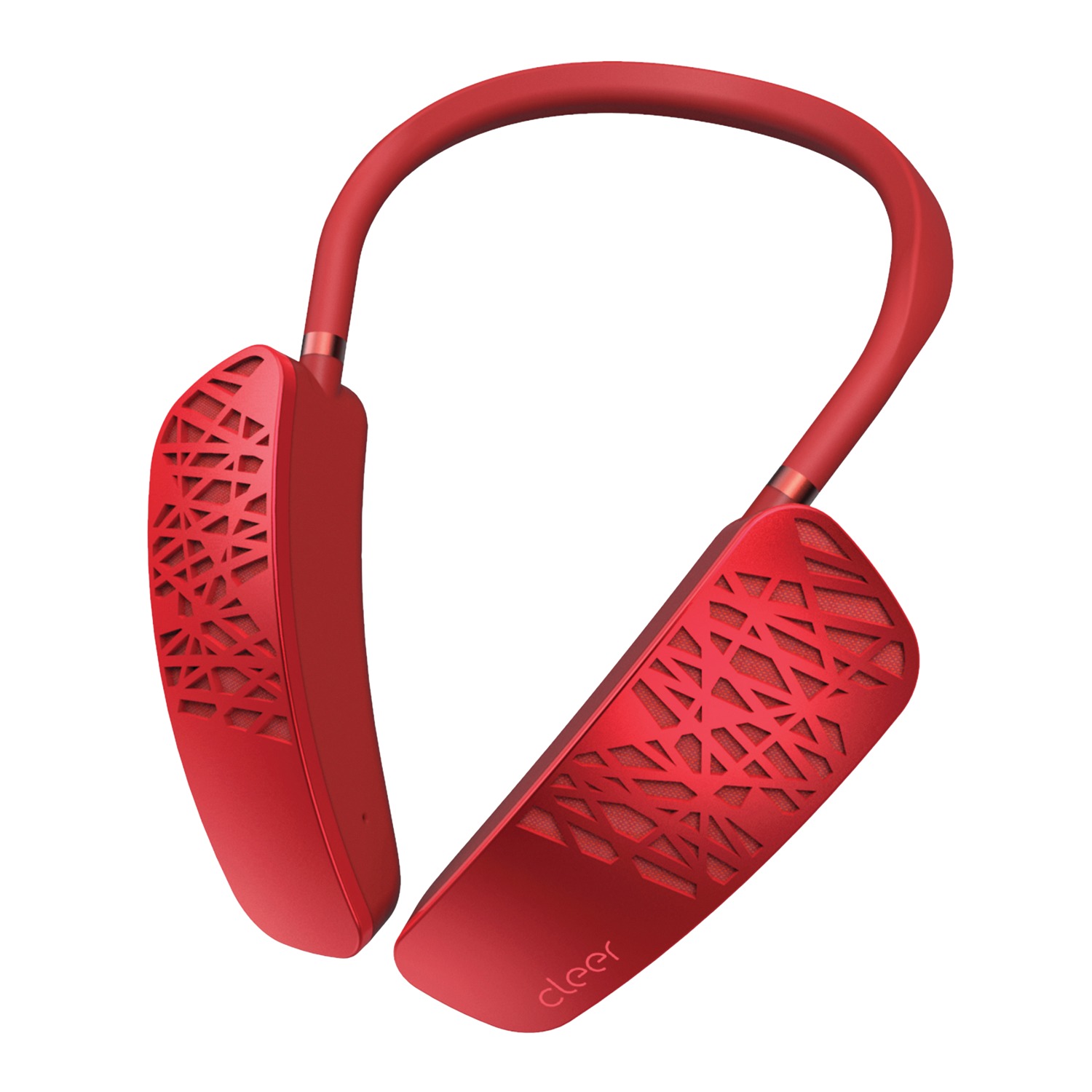 Cleer HALO1VCREDWW Halo Smart Wearable Bluetooth Neck Speaker With Google Assistant (Red)