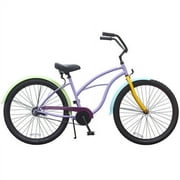 26" sixthreezero Women's Wow Breezy Single Speed Beach Cruiser Bicycle, Multi-Colored