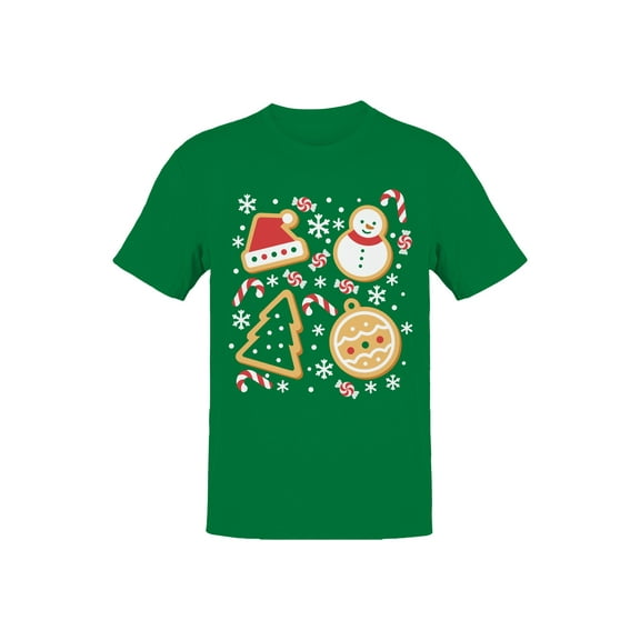 Festive Christmas Cookie Design Men's T-shirt