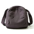 thumbnail image 1 of Canvas Shell Hobo Bag Zipper Unisex Washable Solid Handbag Pouch (Black), 1 of 10