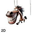 thumbnail image 6 of Big Mouth Horse-Shaped Plush Car Pendant with Multi-Functional Use for Car Interior Decoration, 6 of 7