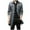 A-Gray, variant on Wyobmus Men's Handsome Fashion Trench Coat Solid Color Button Pocket Overcoat Medium Long Sleeve Casual Windcoat Coat A-Black