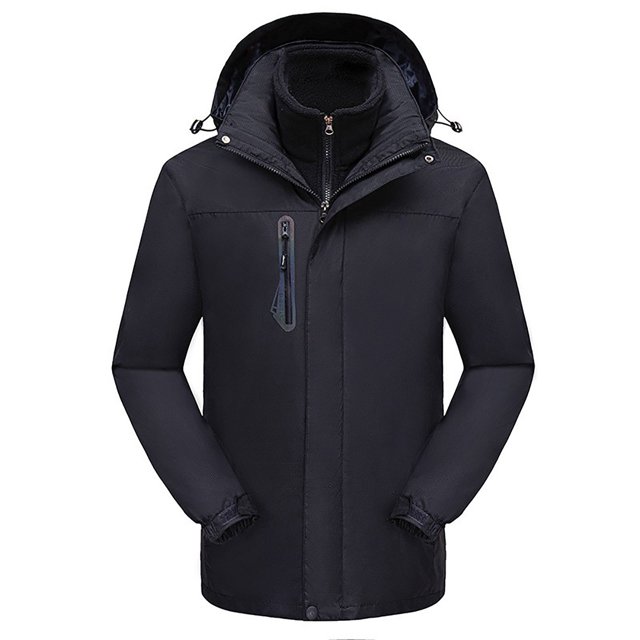 Chaquetas y abrigos casuales con capucha de manga larga para hombre y mujer, estilo pareja, traje de sprint tres en uno o dos, traje de esquí al aire libre, abrigo cálido con capucha, abrigo para muje