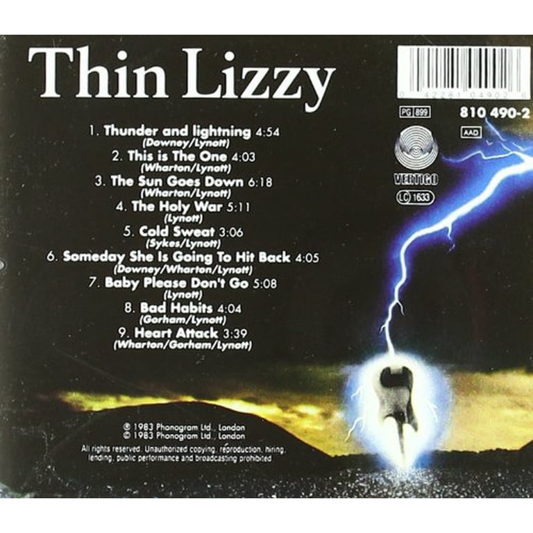 Thin Lizzy - Thunder & Lightning (ger) - Music & Performance - CD