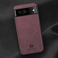 thumbnail image 5 of Nalacover Case for Google Pixel 7,Slim Luxury Premium PU Leather Non-Slip Grip Shockproof Bumper Anti-Scratch [ with Tempered Glass Screen Protector ] Cases for Google Pixel 7, Wine Red, 5 of 8