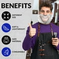 thumbnail image 5 of ABC Pack & Supply Disposable Polypropylene Beard Nets for Work, 18 Inches, White (5000 Pack), 5 of 8