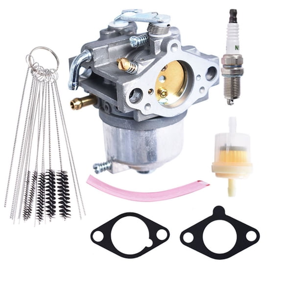 Carburetor 15003-2260 15003-2509 with Spark Plug Gasket Replacement for Kawasaki KAF620 KAF620A KAF620B KAF620C KAF620 Engine Carb