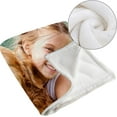 thumbnail image 5 of FunnyArt Personalized Customized Throw Blankets with Pet Picture and Text for Lover and Best Friends, Flannel Throw Blanket with Photo as a Gift. (1 Photo, 32”X 48“(80X120cm)) Blankets, 5 of 5