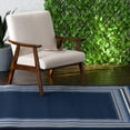 thumbnail image 2 of Loomaknoti Gainsville Malvarie 8' x 10' Blue Border Indoor/Outdoor Area Rug, 2 of 8