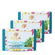 Khadi Sanskriti Pack Of 3 Ocean Breeze Herbal Soap | With Wheatgerm Oil-125g