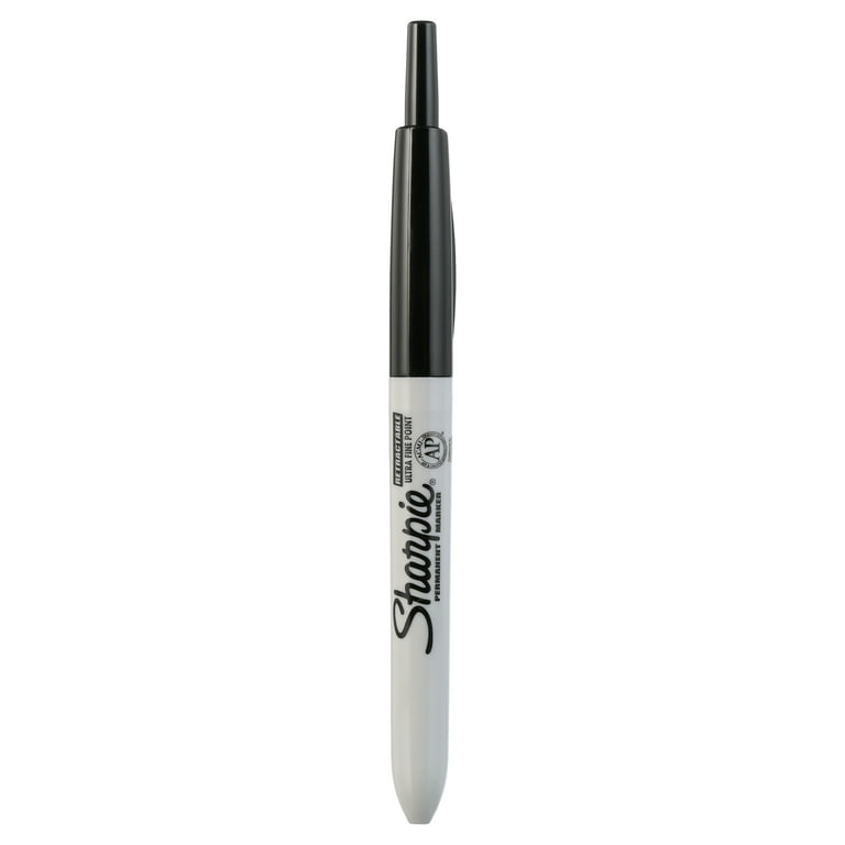 Sharpie® Retractable Ultra Fine Markers - Black S-24283 - Uline