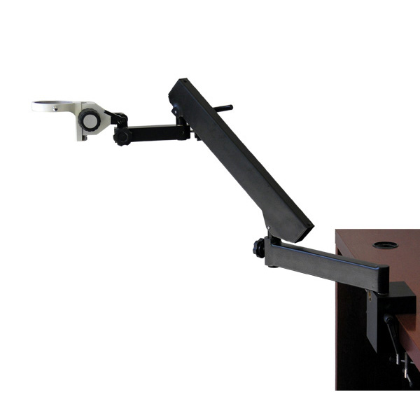 AmScope Articulating Stand with Clamp and Focusing Rack for Stereo