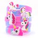 thumbnail image 2 of Brazalete de goma con diseño de Unicornio para fiesta de cumpleaños, brazalete con diseño de arcoíris, decoración para Baby Shower, 5 unidades, 2 of 4