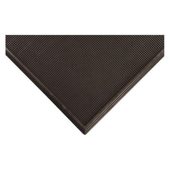 Notrax Footwear Sanitizing Mat,Black,Rubber 346S2432BL