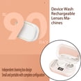 thumbnail image 4 of Contacts Lens Sonic Cleaning Machine Professional Battery Powered Rechargeable Lenses Machines 360 Degree Reusable Household Lenses Washing Equipment, 4 of 9