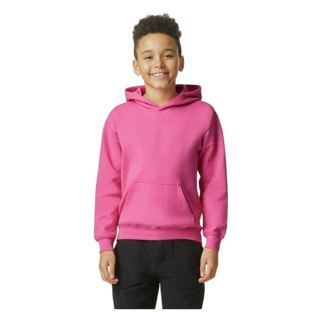 Gildan Garçons/filles Softstyle Chandail à Capuchon en Molleton Uni de Poids Moyen