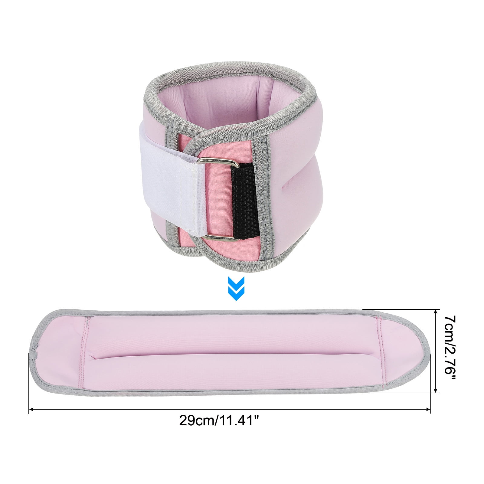 Uxcell Ankle Weights Leg Weight Straps Adjustable 1lbs Ankle Weight Sets Light Purple