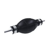 JRL lack& Silver Rubber Fuel Pump Line Hand Primer Bulb