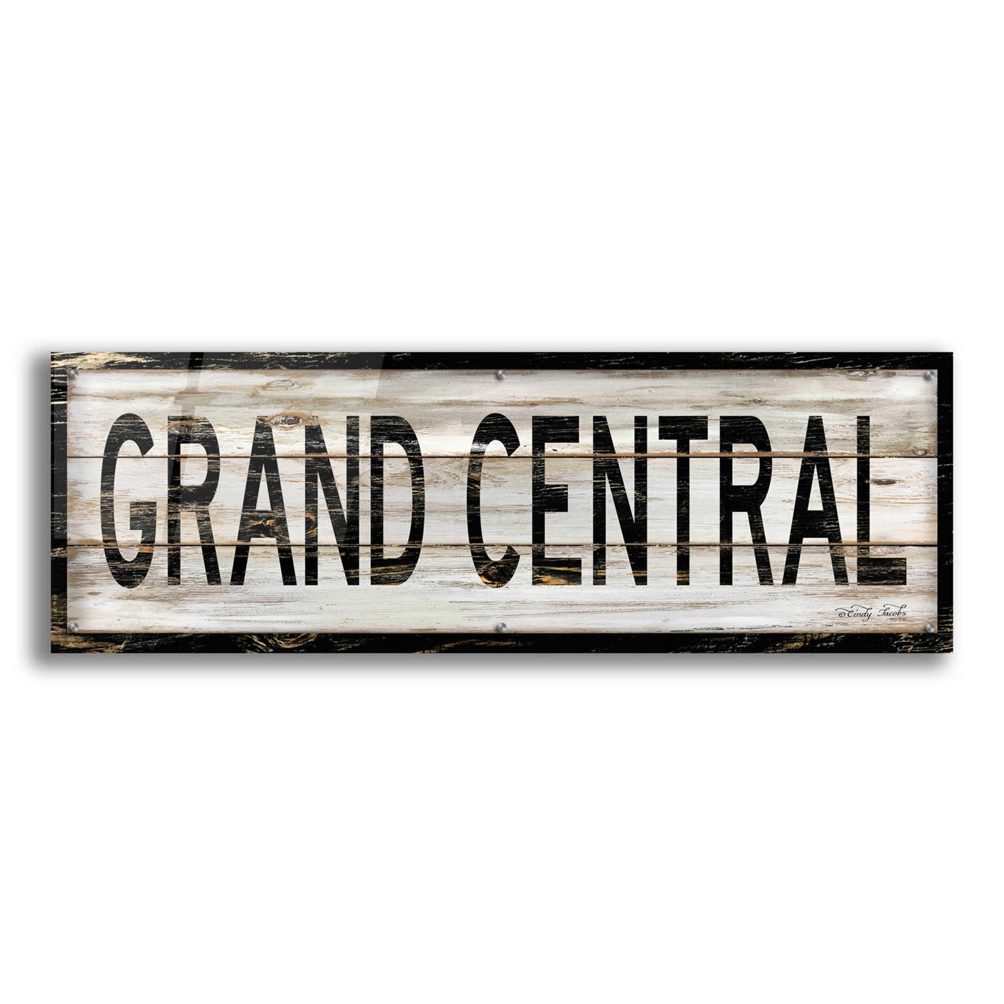 Epic Art 'Grand Central' by Cindy Jacobs, Acrylic Glass Wall Art, 48 ...