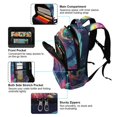 thumbnail image 5 of FORMRS Unisex Backpack Elementary School Travel Bookbag with Reflective Stripes, Space Astronaut, 5 of 7
