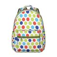 thumbnail image 1 of Ocean Beach Scenery Backpack Abstract Boho Watercolor Rainbow Gradient Design Starry Night Students School Bag, 1 of 6