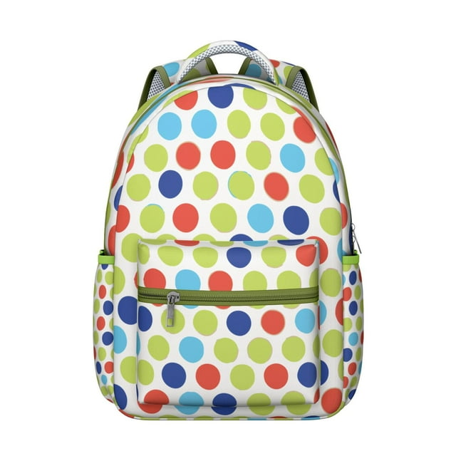 Ocean Beach Scenery Backpack Abstract Boho Watercolor Rainbow Gradient Design Starry Night Students School Bag