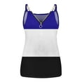 thumbnail image 5 of Idoravan Tank Tops for Women Clearance Fashion Women Summer Sleeveless V-Neck Pullover Print Casual Blouse Tops, 5 of 5