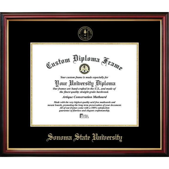 Sonoma State University Petite Diploma Frame