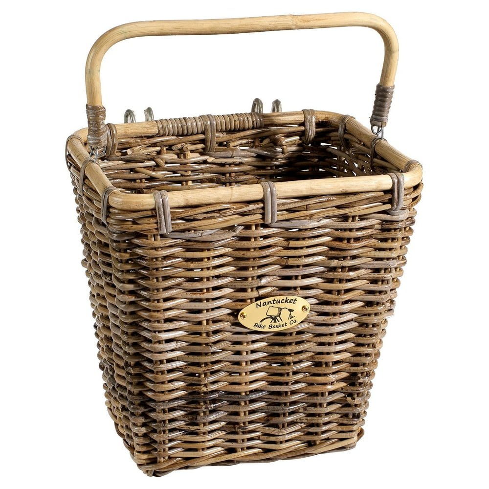 Nantucket Bicycle Basket Co. Tuckernuck (Pannier Basket w/ Hooks)