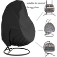 thumbnail image 5 of Funda para silla de huevo para 2 personas, fundas para sillas colgantes de patio impermeables, fundas para sillas de mimbre grandes para columpio de huevo de 91 x 80 pulgadas, funda para silla do, 5 of 5