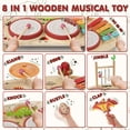 thumbnail image 2 of Set de instrumentos musicales Lehoo Castle Baby Drum 1-3 Years, 2 of 7