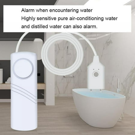 

Hazel Tech 90 DB Water Level Alarm Water Immersion Detector Water Tank Overflow Water Leakage Full Water Sensor