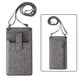 thumbnail image 4 of Bolso bandolera vintage de piel sintética para teléfono, bolso de hombro, cartera para teléfono móvil Gris oscuro, 4 of 7