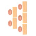 thumbnail image 1 of 3D Microblading  Practice Skin For Eyebrows Eyeliner Lips, Soft Silicone Fake Lips Open Mouth, Cosmetic Makeup Training For Beginners And Experienced  Artists, 1 of 8