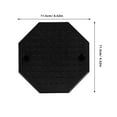 PAMINGONO Black Rubber Jack Stand Pad, Nonslip Lift Support Cushion for ...
